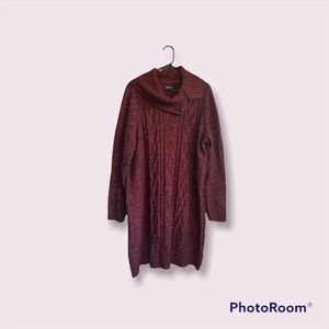 Relativity Shawl Neck Tunic Sweater